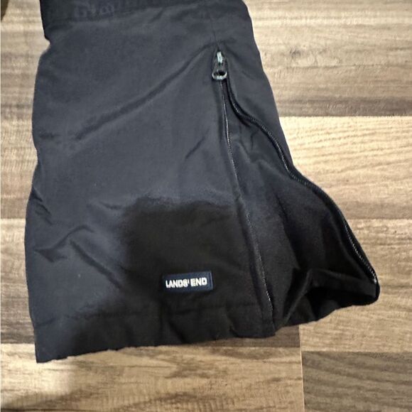 Lands' End Girls grow. With me Black Cargo Pants 10 S - Picture 2 of 11